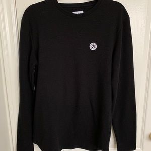 Raptors x Frank & Oak long sleeve waffle shirt